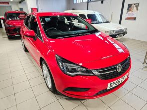 2016(66) Vauxhall Astra 1.4i Turbo Design Hatchback 5dr Petrol Manual Euro 6 (125 ps) – £6190