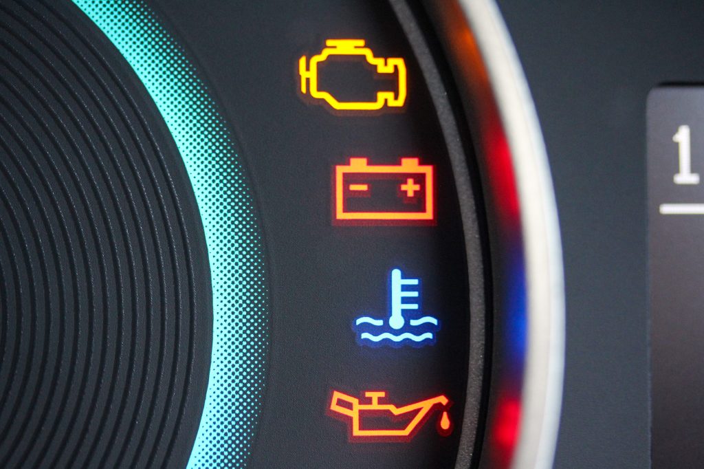 Multiple vehicle warning lamps