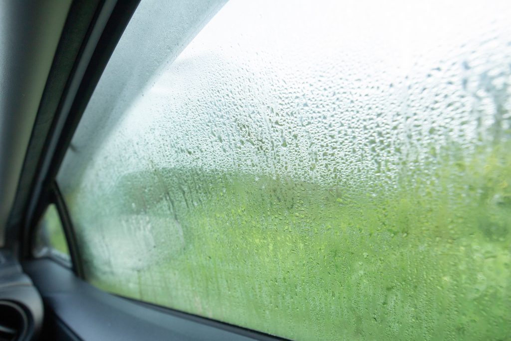 condensation inside car
