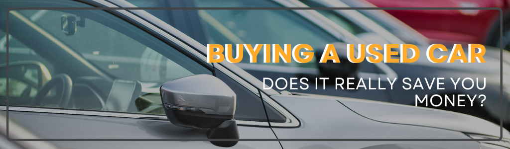 buying a used car saves money