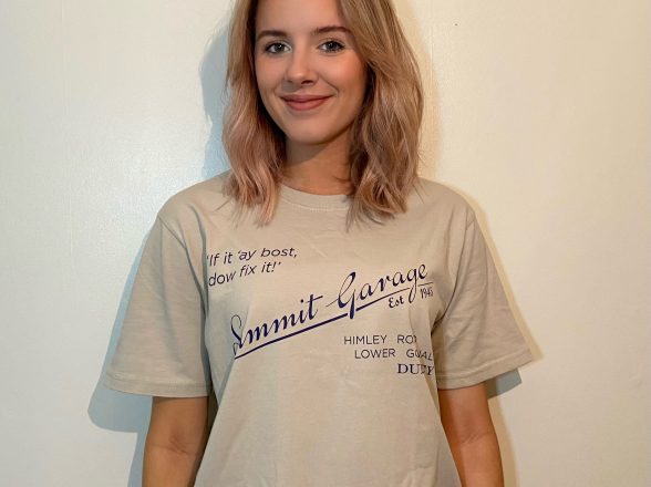 Original ‘Summit Garage’ T-shirt - MG Alzheimer's Charity