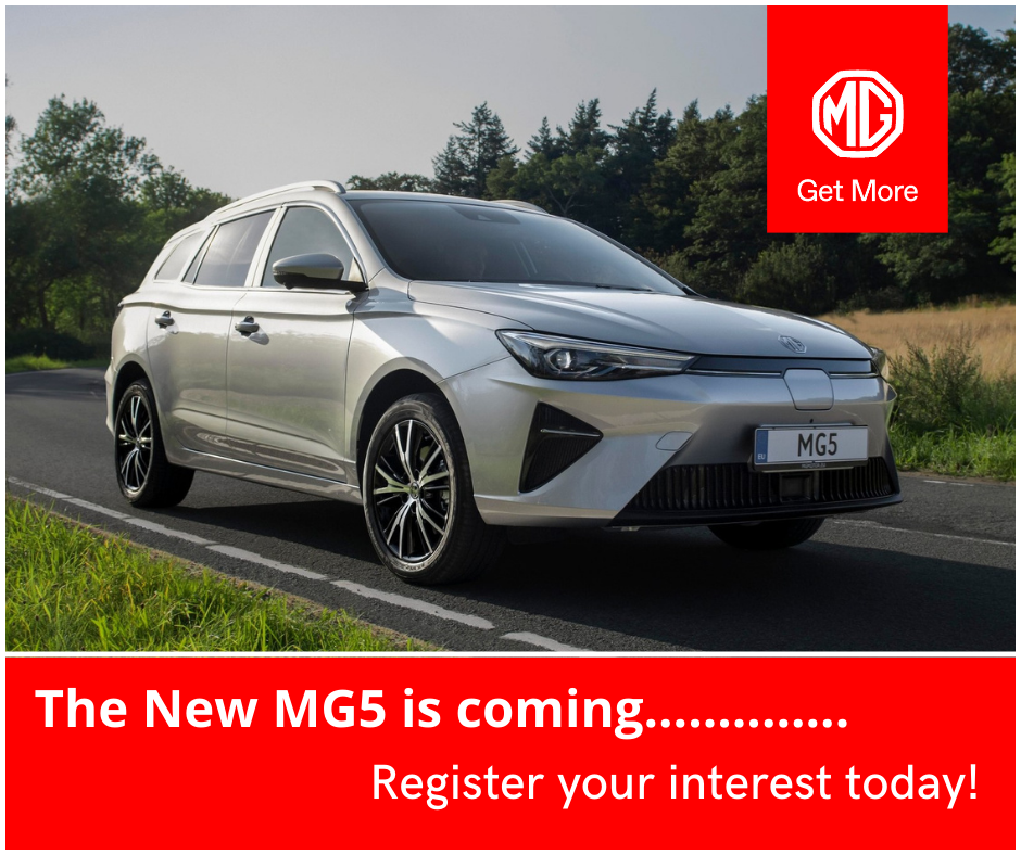 The new MG5 is coming! register your interest