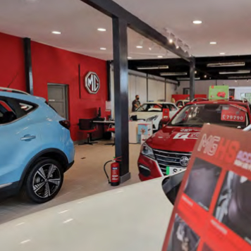 Summit Garage new showroom inside Aug 2021